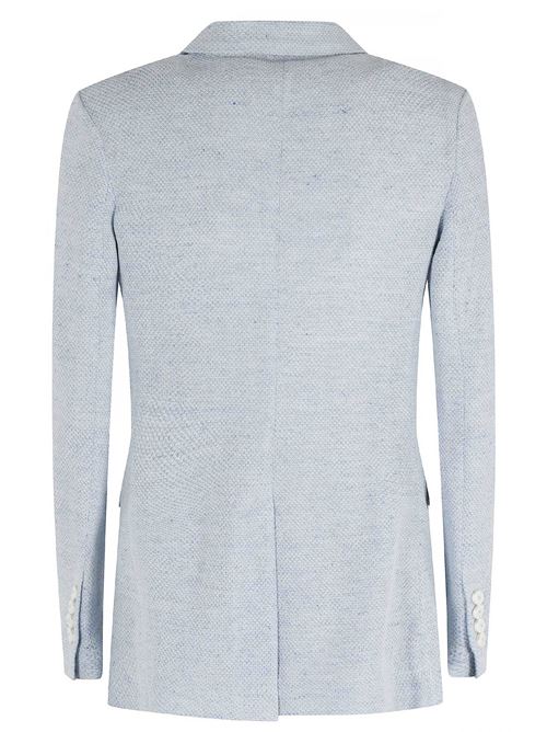 Giacca doppiopetto in lino e cotone CIRCOLO 1901 | FD39901572